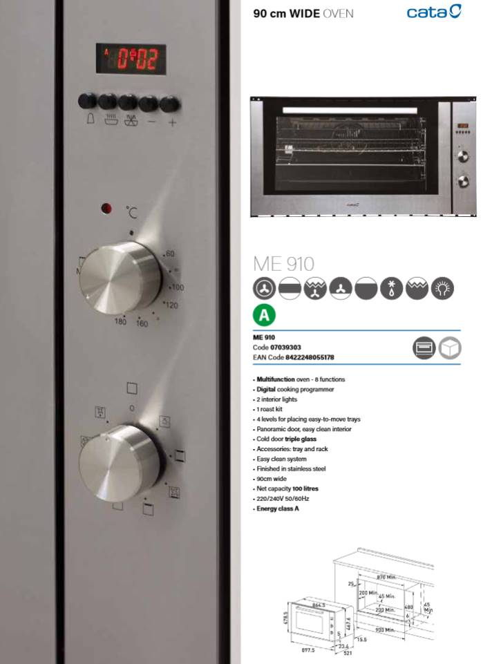 Cata ME910 cataloog